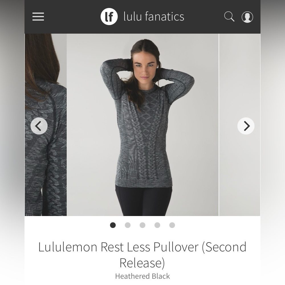 Lululemon Rest Less Pullover